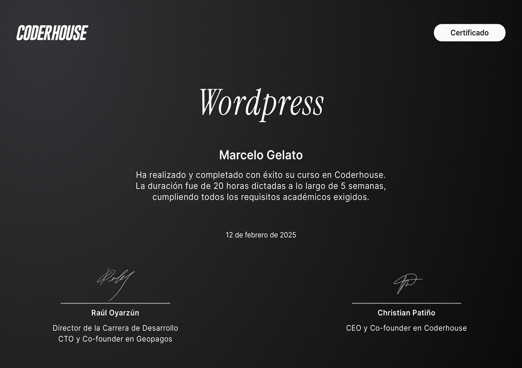 certificado de WordPress